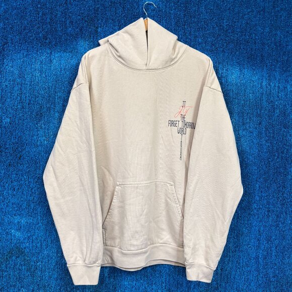 Justin Timberlake “The 20/20 Experience” Beige Graphic Hoodie – The Forget Tomor - Picture 1 of 4